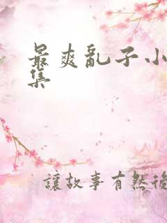 最爽乱子小说合集