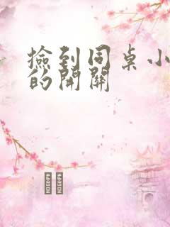 捡到同桌小玩具的开关