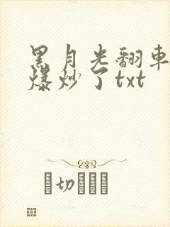 黑月光翻车后被爆炒了txt