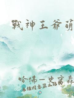 战神王爷萌虎妃