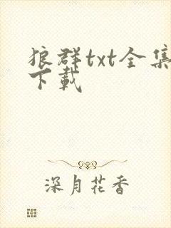 狼群txt全集下载