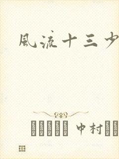 风流十三少