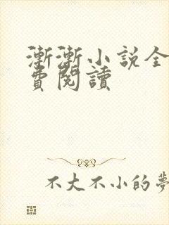 渐渐小说全文免费阅读