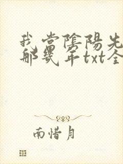 我当阴阳先生的那几年txt全集下载