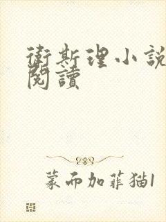 卫斯理小说在线阅读