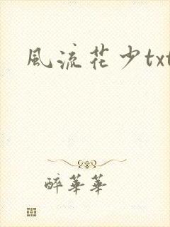 风流花少txt