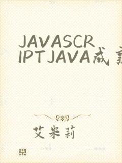 JAVASCRIPTJAVA成熟亲子