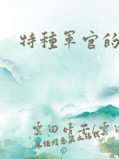 特种军官的宠妻