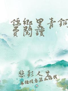 锦乡里青铜穗免费阅读