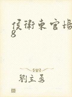 侯卫东官场笔记8