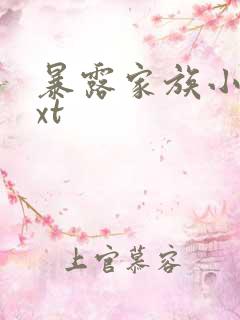 暴露家族小说txt