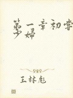 第一章初尝云雨少妇