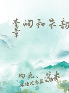 李峋和朱韵47章