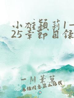 小雄颖莉1—925章节目录