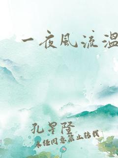 一夜风流温暮生