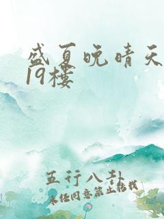 盛夏晚晴天小说19楼