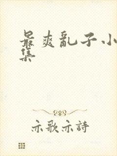 最爽乱子小说合集