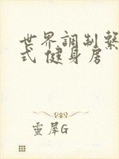 世界调制系统模式 健身房