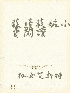 苏晴苏婉小说免费阅读