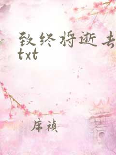 致终将逝去青春txt