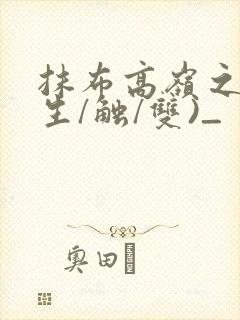 抹布高岭之花(生/触/双)_