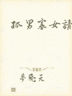 孤男寡女请关灯