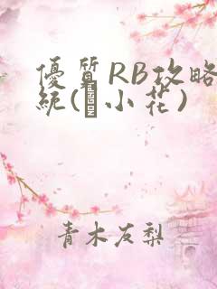 优质RB攻略系统(寀小花)