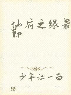 仙府之缘最新章节