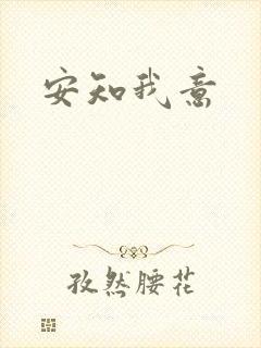 安知我意