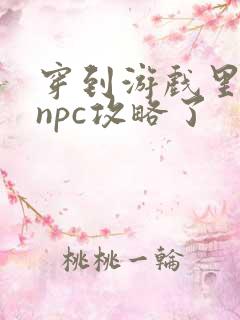 穿到游戏里面被npc攻略了