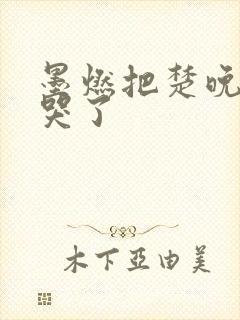 墨燃把楚晚宁C哭了