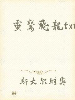 灵鹫飞龙txt