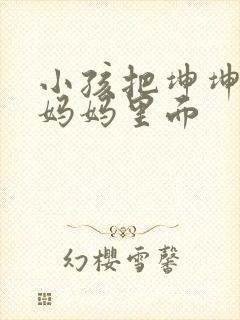 小孩把坤坤放入妈妈里面