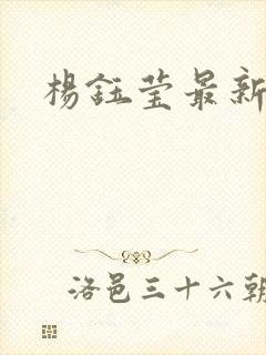 杨钰莹最新小说