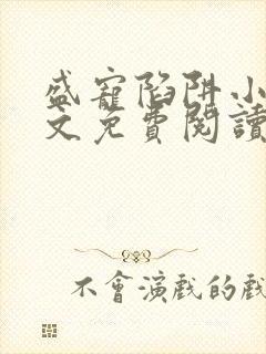 盛宠陷阱小说全文免费阅读