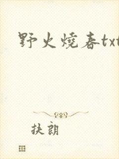 野火烧春txt