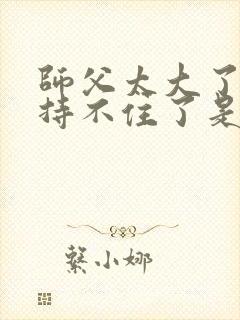 师父太大了我坚持不住了是什么歌