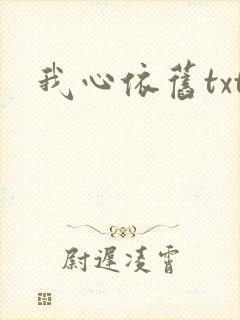 我心依旧txt