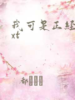 我可是正经人txt