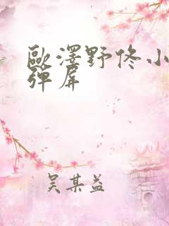 欧泽野佟小曼无弹屏