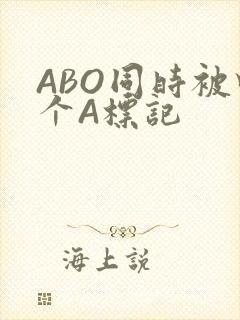 ABO同时被四个A标记