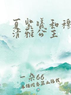 夏紫曦和穆景天清雅公主