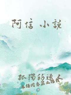 阿信 小说