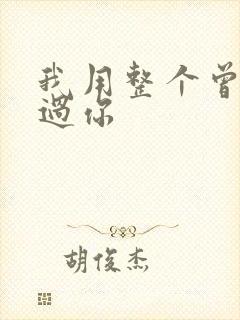 我用整个曾经爱过你