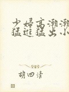 少妇高潮潮喷到猛进猛出小说