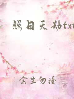 照日天劫txt