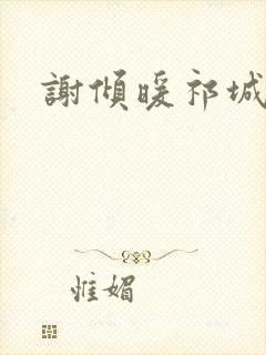 谢倾暖祁城笙