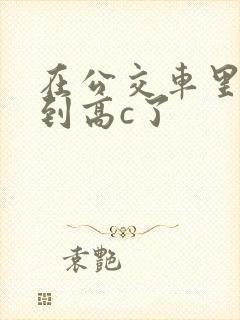 在公交车里c弄到高c了