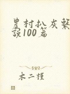 农村扒灰系列小说100篇