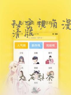 秘密视角漫画高清版：结局+番外